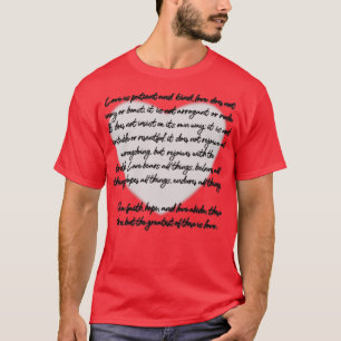 1 Korinther 13 Lieben T-Shirt
