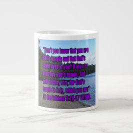 1 Korinther 3:16-17 WEBU-Tasse Jumbo-Tasse