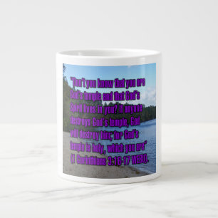 1 Korinther 3:16-17 WEBU-Tasse Jumbo-Tasse