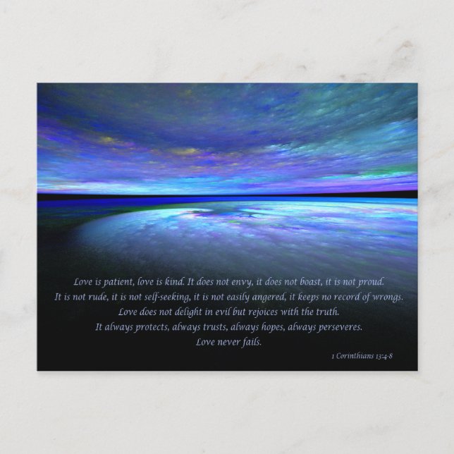 1 Korinther 4:8 Postkarte (Vorderseite)