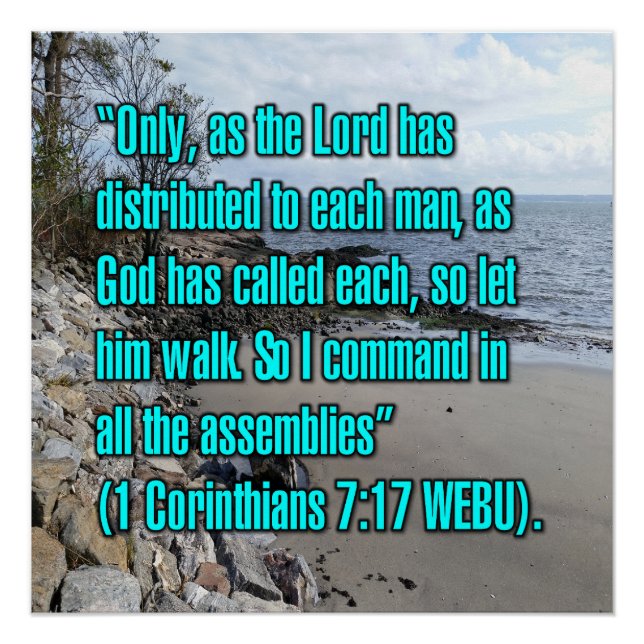 1 Korinther 7:17 WEBU Poster (Vorderseite)