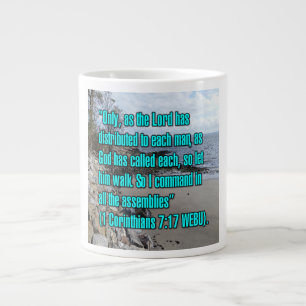 1 Korinther 7:17 WEBU-Tasse Jumbo-Tasse