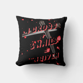 1 Kreuz 3 Nägel 4 gegeben Kissen