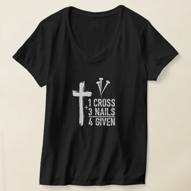 1 Kreuz 3 Nägel Jesus Christlich Ostern Gi T-Shirt (Ablage )