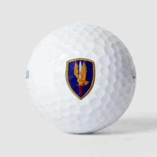 1. Luftbrigade Golden Hawks Vietnam Krieg Golfball