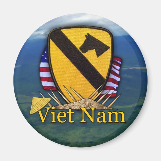 1. Luftkastenvietnam-Luftkastenväter Patch Magnet (Vorne)