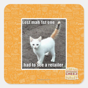 1. Mah verloren Quadratischer Aufkleber