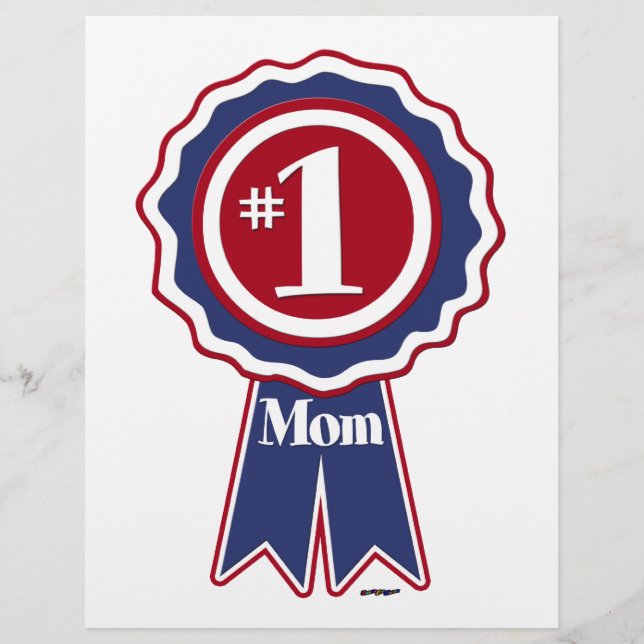 #1 Mama Blue Ribbon (Vorderseite)