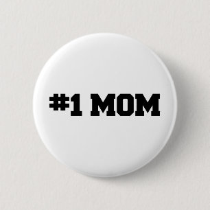 #1 MAMA, der glückliche Tag der Mutter, Button