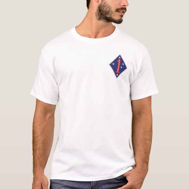 1. Marineinfanteriedivision WELTausflug T-Shirt (Vorderseite)