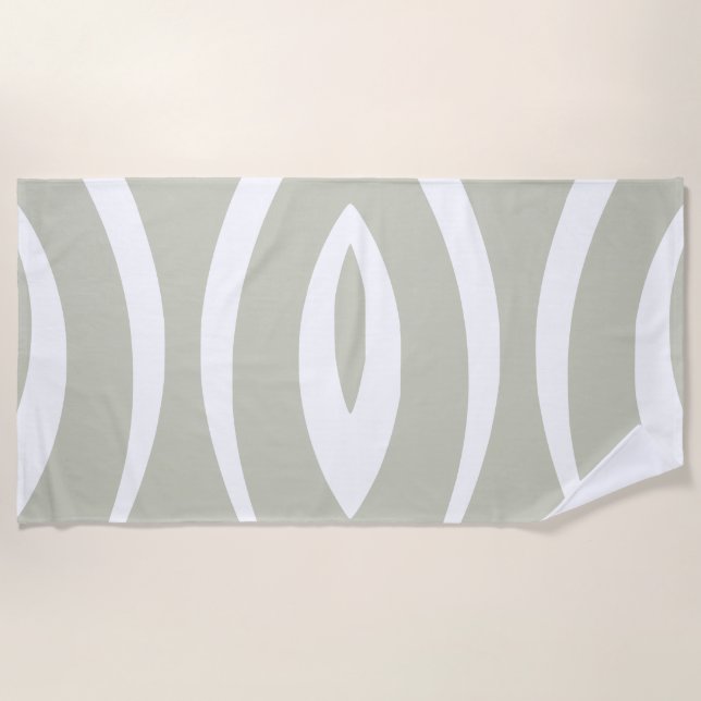 1 Minimalistischer Naturerhythmus Strandtuch (Vorderseite)