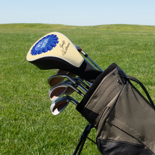 #1 MOM personalize with Name Golf Headcover (In SItu)