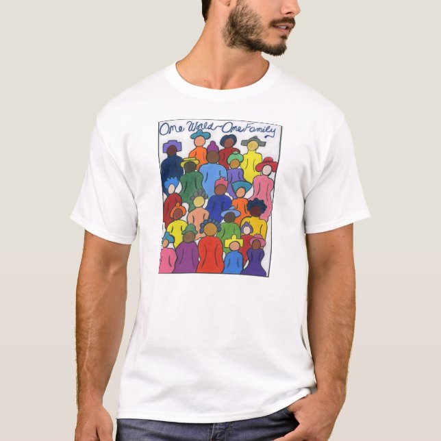 1 monde, 1 T-shirt de famille (Devant)