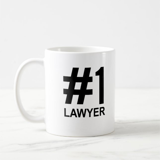 #1 Mug de l'avocat - Numéro Un - tasses de café (Gauche)