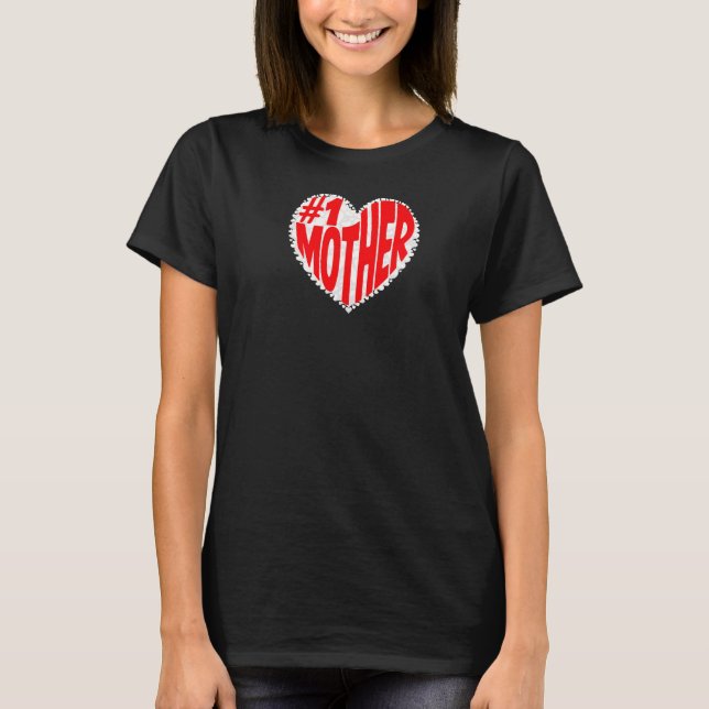 #1 Mutter T-Shirt (Vorderseite)