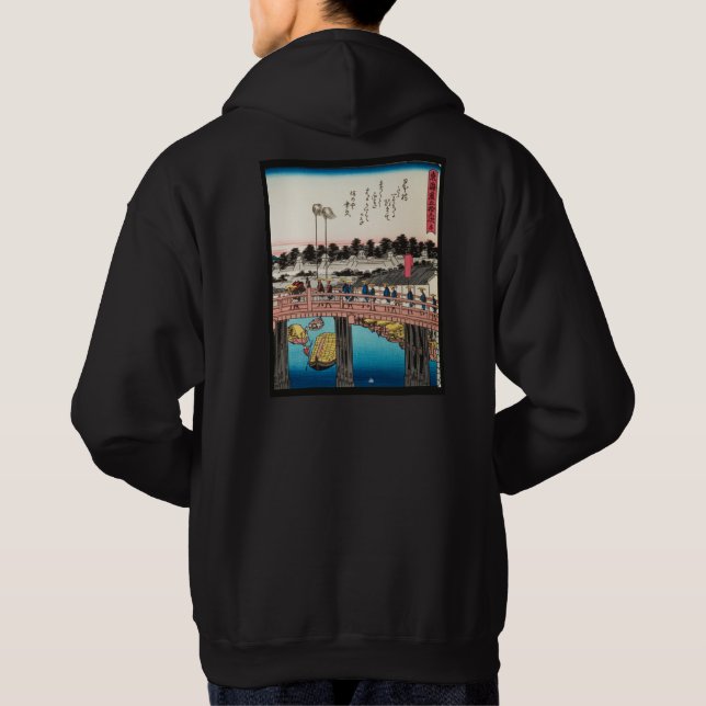 #1 Nihonbashi - Stained Glass Art Hoodie (Rückseite)
