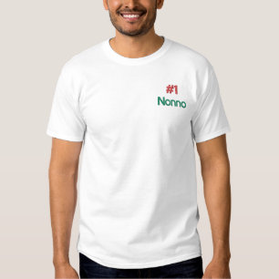 #1 Nonno  Besticktes T-Shirt
