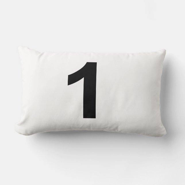 1 Nummer eins Lendenkissen (Vorderseite)