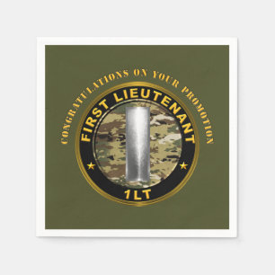 1. Oberleutnant 1LT Werbeaktion Serviette