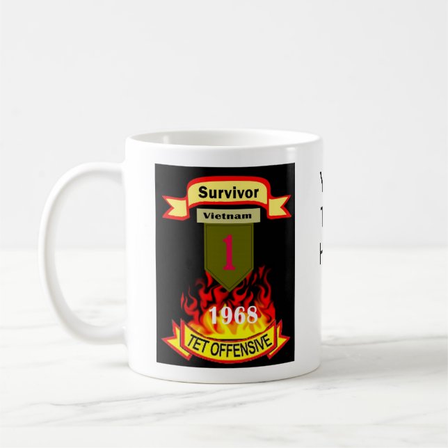 1. Offensive-Tasse Infanterie-Überlebend-Vietnams Kaffeetasse (Links)