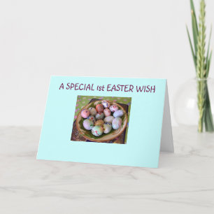 1. OSTERN=SPEZIELL FÜR DAS SPEZIELLE BABY FEIERTAGSKARTE