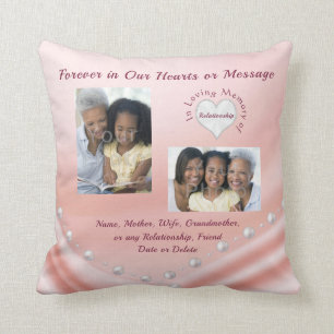1 ou 2 Coussins photos personnalisés pour maman