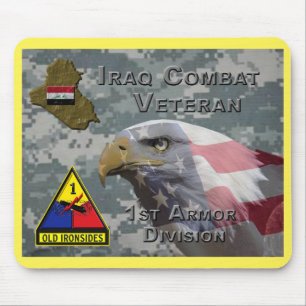 1. Panzerdivision Irak Kampfveteran Mousepad