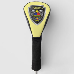 1. Panzerdivision „Old Ironsides“-Abzeichen Golf Headcover