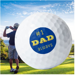 #1 Papa immer hell und tapfer Golfball