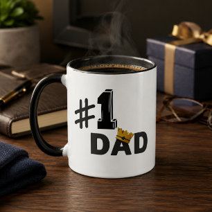 #1 Papa Liebes-Personalisierte Tasse
