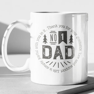 #1 Papa Vintage Vatertag Kaffeetasse
