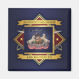 1. Pennsylvania-Kavallerie Magnet