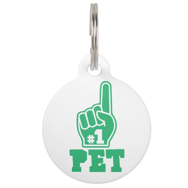 #1 Pet Best Pet Ever Dog Lover Art Pet Haustiermarke (Vorderseite)