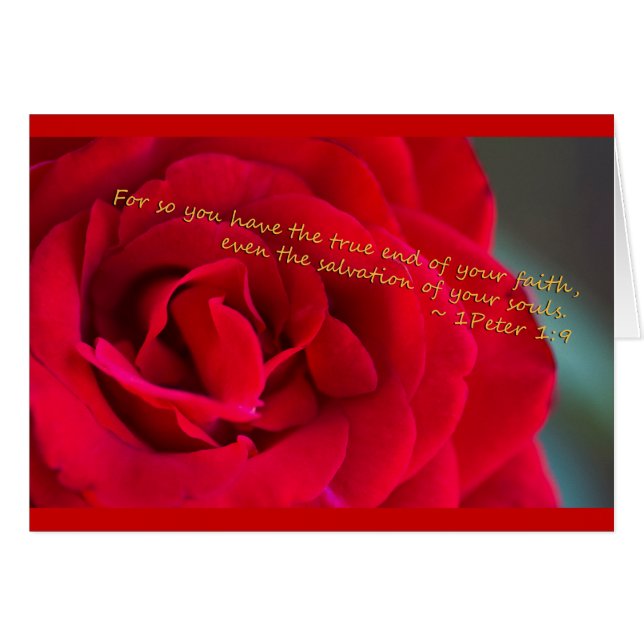 1 Peter 1:9 (Vorderseite (Horizontal))