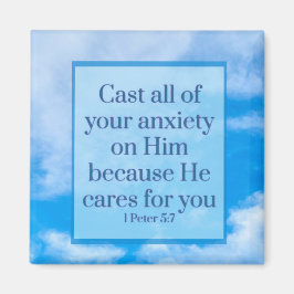 1 Petrus 5:7 Magnet