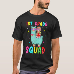 1. Platz Niedlicher Schlittenfahrplatz Lama Zurück T-Shirt