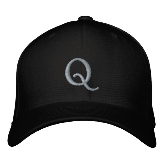 # 1 "Q" von: Opal01 Bestickte Baseballkappe (Vorderseite)