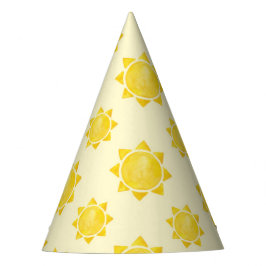 1. Reise um den Sonnenhut - Yellow Boho Partyhütchen