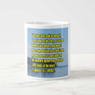 1 Samuel 16:7 WEBU-Tasse Jumbo-Tasse