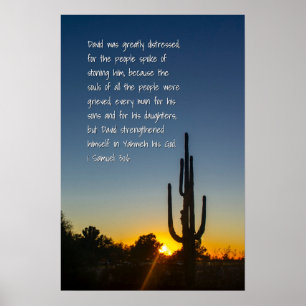 1 Samuel 30:6 Poster