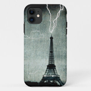 1. Schlag - Blitz trifft Eiffelturm 1902 Case-Mate iPhone Hülle
