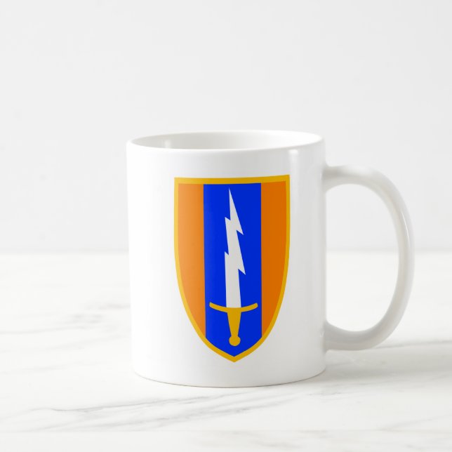 1. Signal-Brigade-Schulterpflaster Kaffeetasse (Rechts)