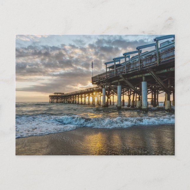 1. Sonnenaufgang 2017 Kakaostrand Postkarte (Vorderseite)