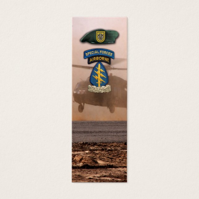 1. Special Forces Green Berets Flash Bookmarkers (Vorderseite)