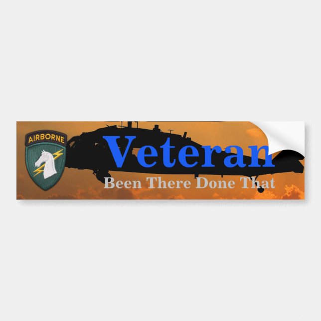 1. Special Ops SOC Delta Force Veteranen Veteranen Autoaufkleber (Vorne)