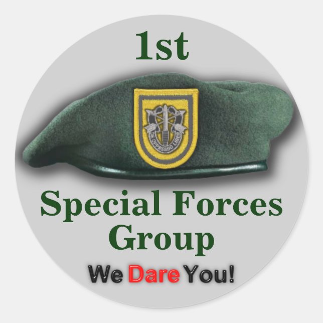 1. Spezialkräfte für Lewis-Veteranen Sticker (Vorderseite)