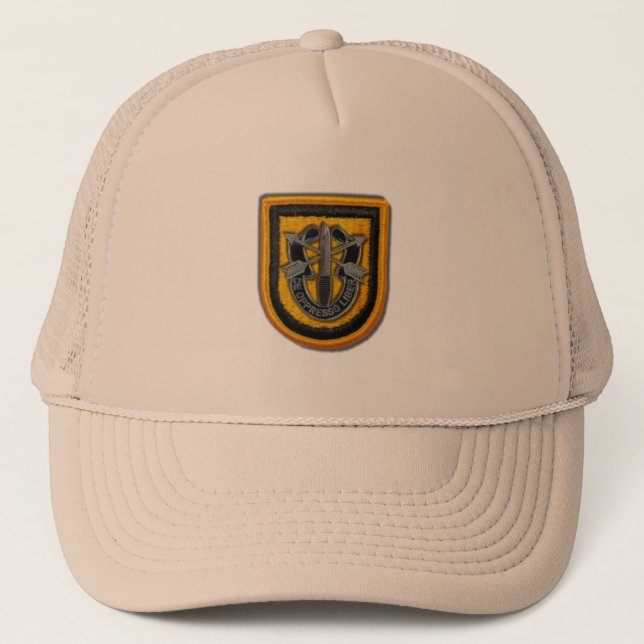 1. Spezialkräfte vietnam fort lewis flash Wappen Truckerkappe (Vorderseite)