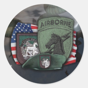 1. Spezialoperationbefehl socom ussocom Stock Runder Aufkleber