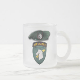 1. spezielle ops Veterane untersucht Flecken Mattglastasse