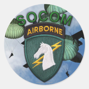 1. Spezielles ops usacapoc Befehls-Veterane socom Runder Aufkleber
